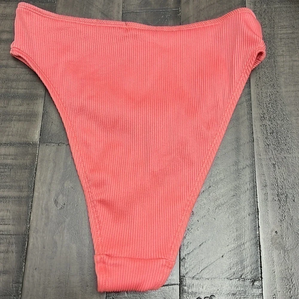 Nasty gal high waist rubbed bikini bottom